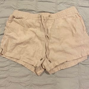 h&m pink shorts